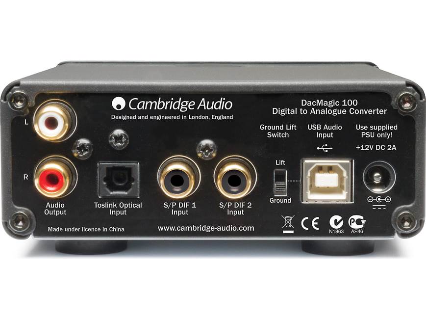 【中古】Cambridge Audio DacMagic 100 [Black] ケンブリッジオーディオ 192kHz/24bit入力対応 USB DAC Amazon.co.jp: Cambridge Audio DacMagic 100 - USBオーディオ付きD/A
