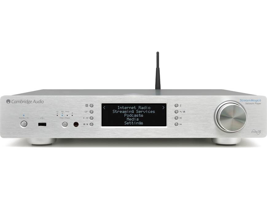 美品・動作OK!!　cambridge audio(ケンブリッジオーディオ）stream magic6 ネットワークプレーヤー、ＤＡＣとしても使用可!! Cambridge Audio Stream Magic 6 (Silver) High-performance network