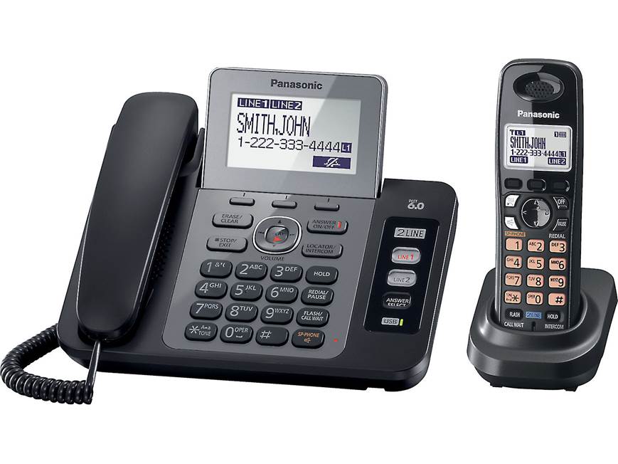 Panasonic KX-TG9471B Expandable 2-line cordless phone system with