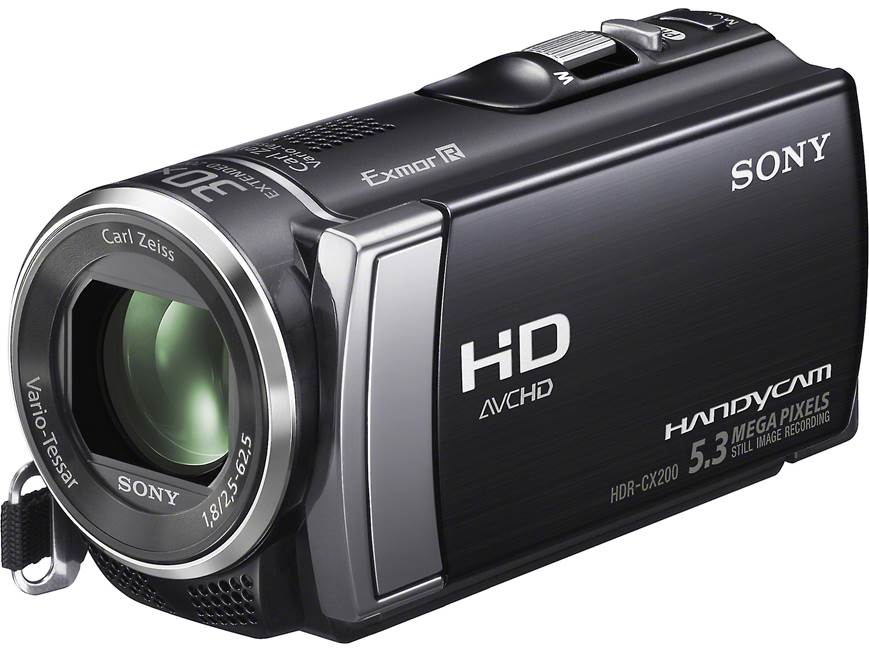 Sony Handycam® HDR-CX200 High-definition camcorder at Crutchfield