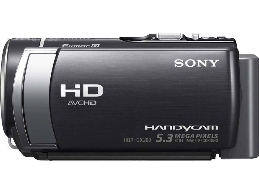 Sony Handycam® HDR-CX200 High-definition camcorder at Crutchfield