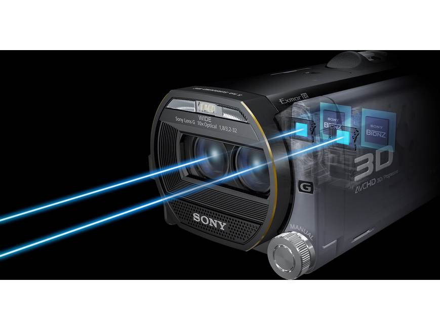 Sony Handycam® HDR-TD20V 3D full-HD camcorder with 64GB flash