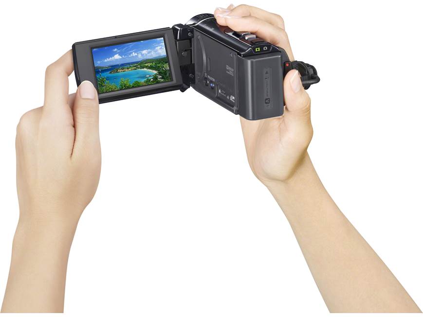 Sony Handycam® HDR-PJ200 High-definition projection camcorder at