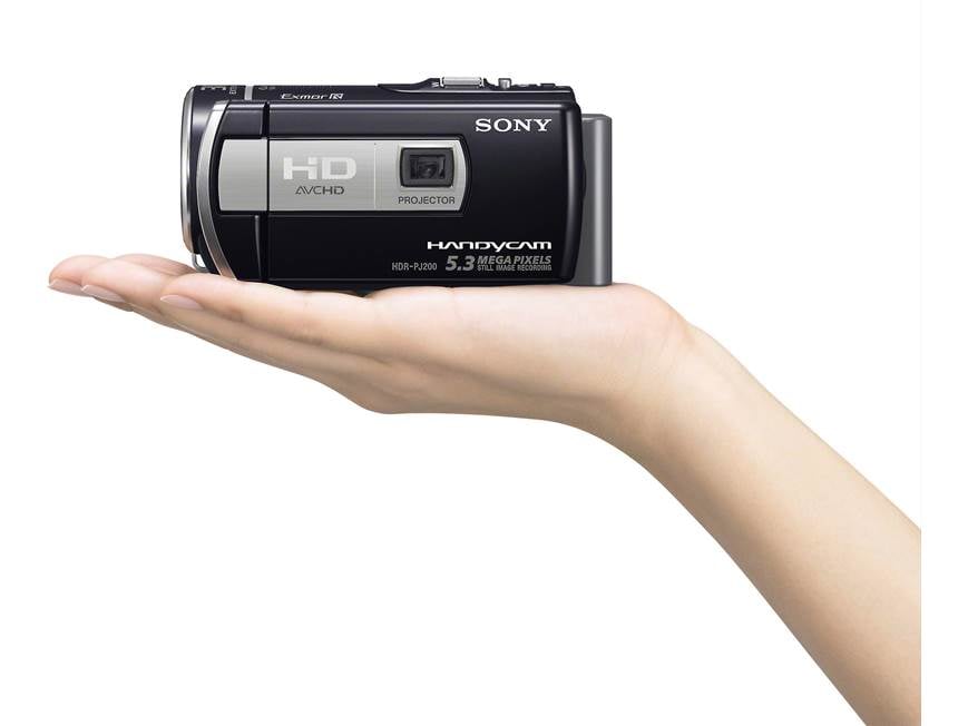 Sony Handycam® HDR-PJ200 High-definition projection camcorder at