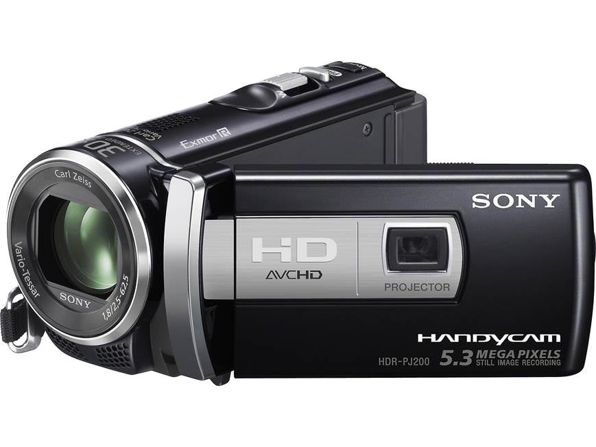 Sony Handycam® HDR-PJ200 High-definition projection camcorder at