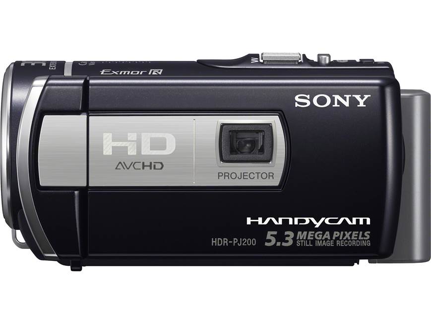 Sony Handycam® HDR-PJ200 High-definition projection camcorder at
