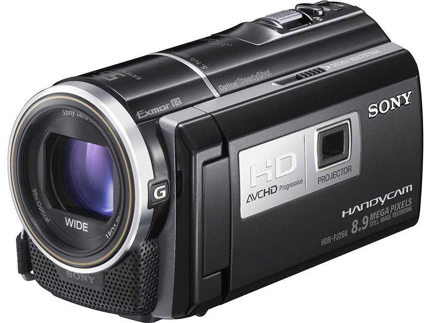 Sony HDR-PJ260V High-definition projection camcorder with 16GB