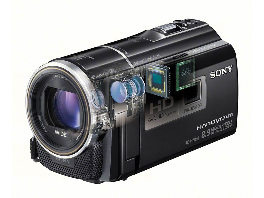 Sony HDR-PJ260V High-definition projection camcorder with 16GB