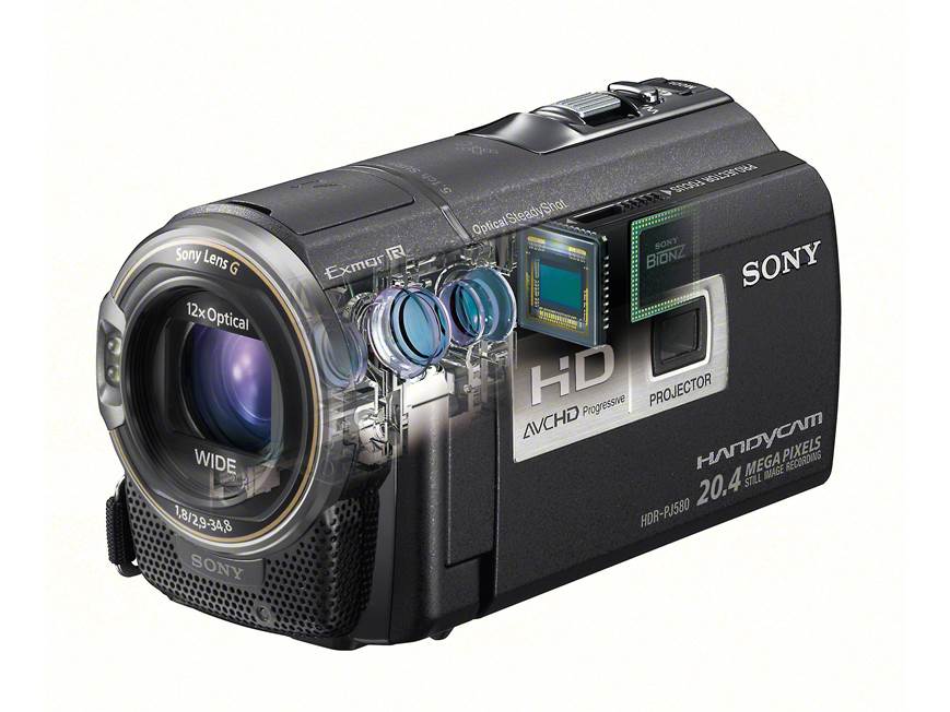 Sony HDR-PJ580V High-definition projection camcorder with 32GB