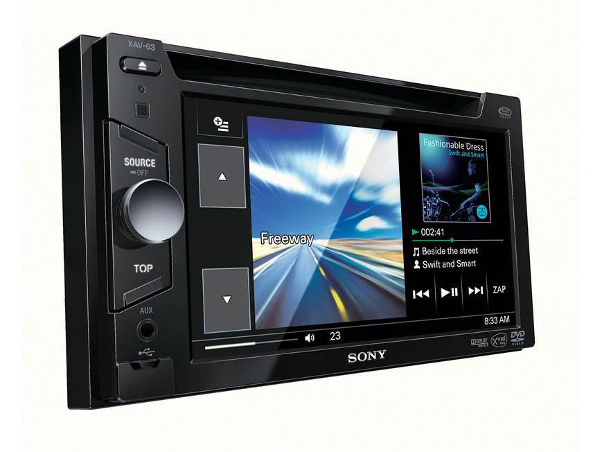 カーナビ・ソニー Sony XAV-63 DVD receiver (New Stock) at Crutchfield