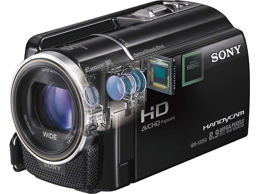 Sony HDR-XR260V High-definition camcorder with 160GB internal hard