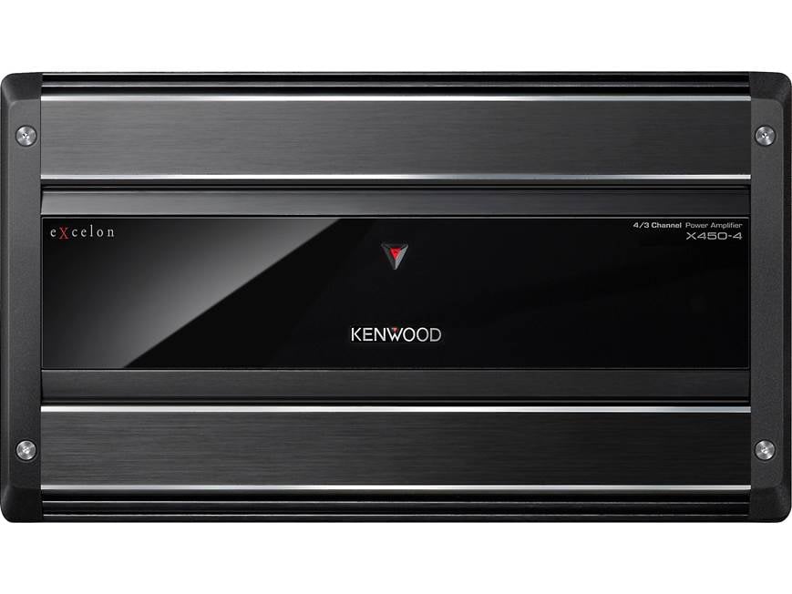 Kenwood Excelon X450-4 4-channel car amplifier — 60 watts RMS x 2