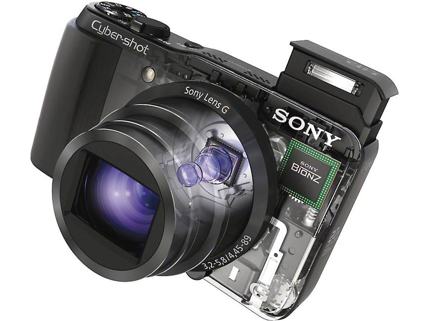 Sony Cyber-Shot® DSC-HX20V 18-megapixel digital camera with 20X