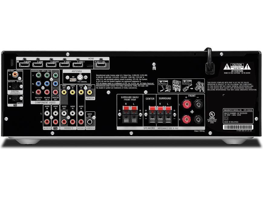 Sony STR-DH830 7.1-channel home theater receiver at Crutchfield