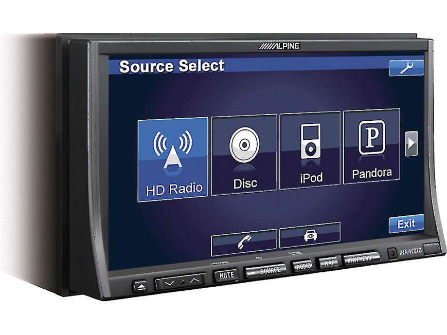 Alpine INA-W910 Perfect Fit for GM Alpine GPS receiver, plus dash