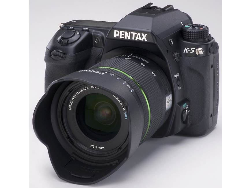 Pentax K-5 Kit 16-megapixel mid-size digital SLR camera with 18