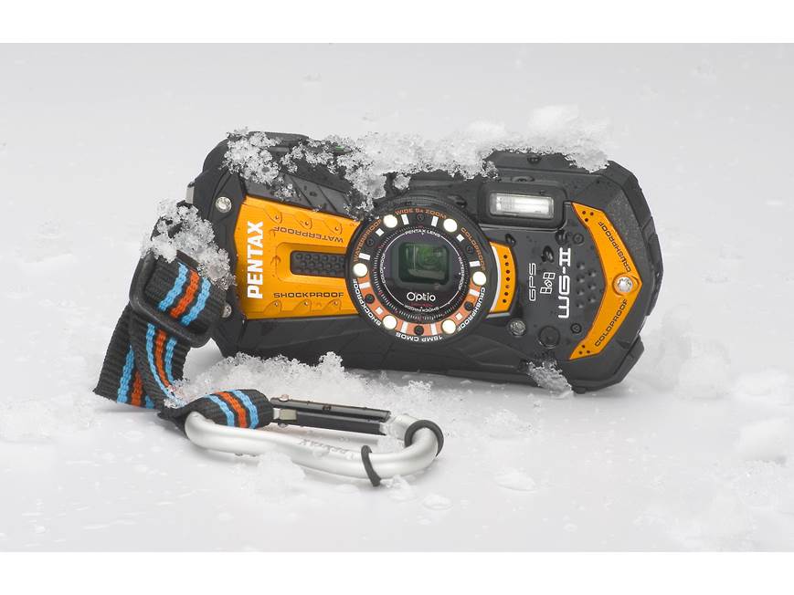 Pentax Optio WG-2 with GPS (Orange) Tough style 16-megapixel