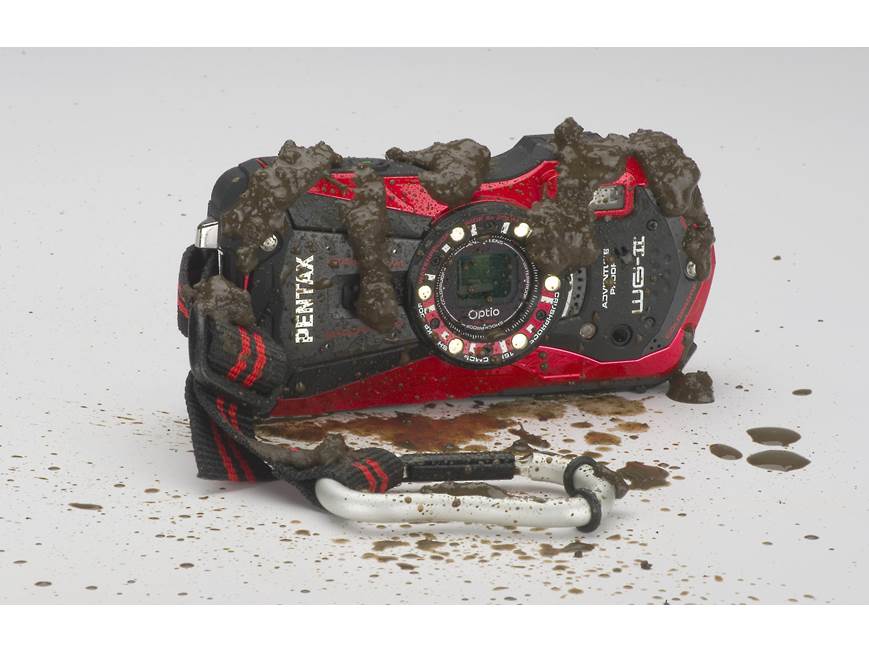 PENTAX Optio WG-2 防水デジタルカメラ レッド Pentax Optio WG-2 (Red) Tough style 16-megapixel waterproof