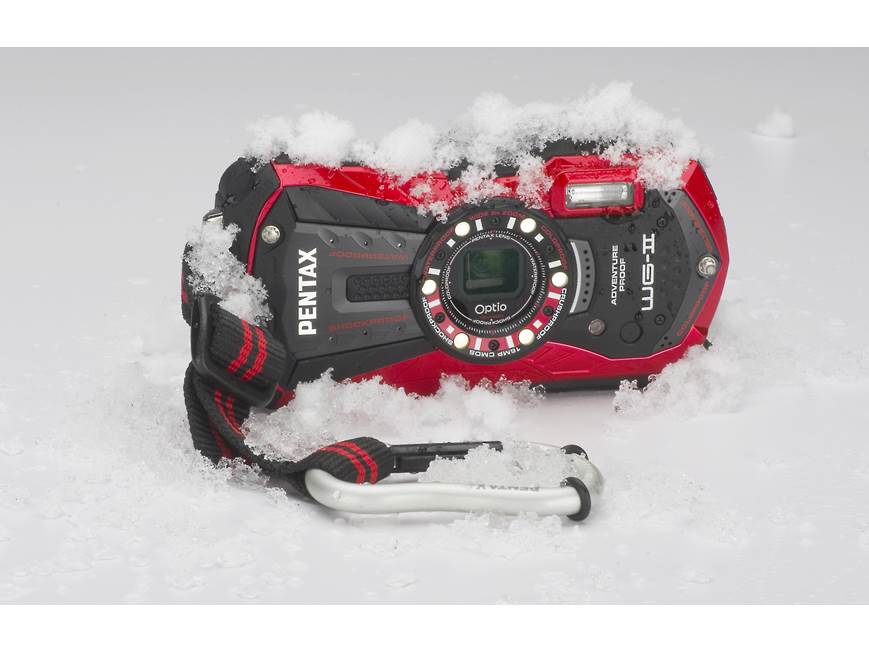 PENTAX Optio WG-2 防水デジタルカメラ レッド Pentax Optio WG-2 (Red) Tough style 16-megapixel waterproof