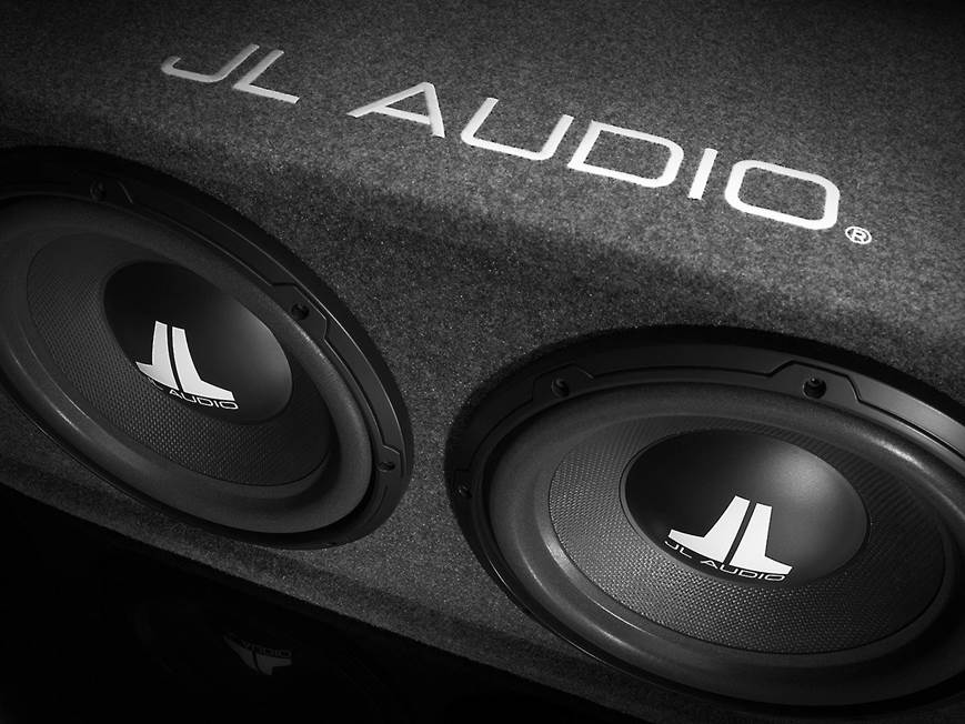 JL Audio CS212-WXv2 Sealed BassWedge™ enclosure with two 12