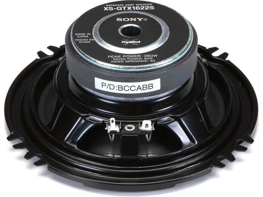 Sony Xplōd™ XS-GTX1622S GTX Series 6-1/2