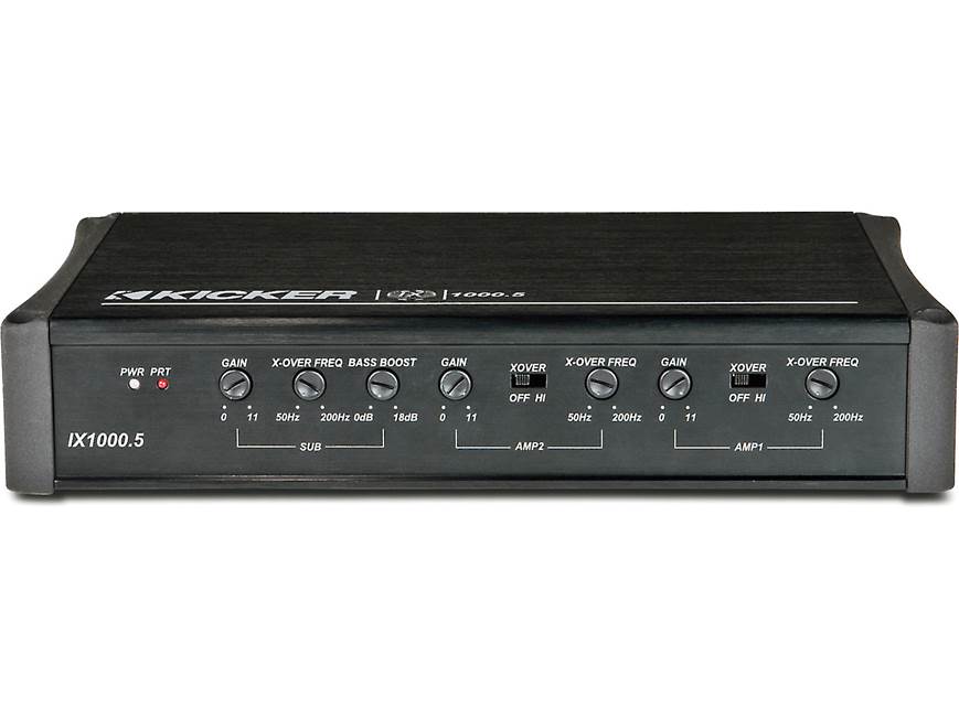 KICKER IX1000.5 カーオーディオアンプ 本体 Kicker 11IX1000.5 5-channel car amplifier — 65 watts RMS x 4 at 4