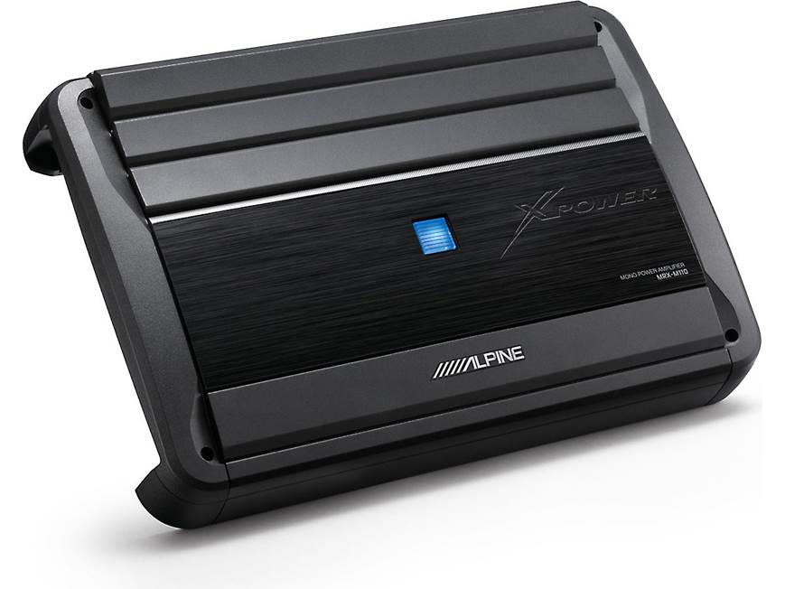 Alpine MRX-M110 Mono subwoofer amplifier — 1,100 watts RMS x 1 at
