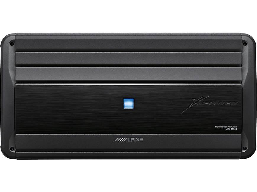 Alpine MRX-M240 X-Power Series mono subwoofer amplifier — 2,400
