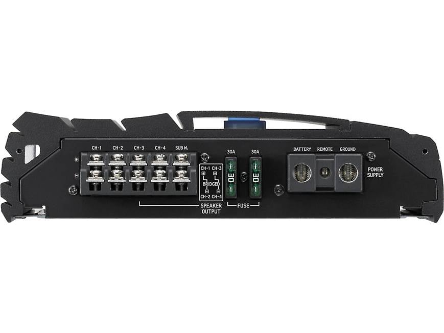 Alpine MRX-V70 5-channel car amplifier — 60 watts RMS x 4 at 4