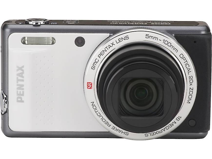 Pentax Optio VS 20 (White) 16-megapixel digital camera with 20X