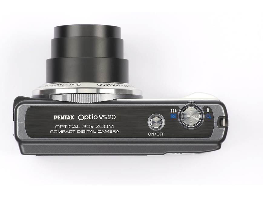 Pentax Optio VS 20 (White) 16-megapixel digital camera with 20X