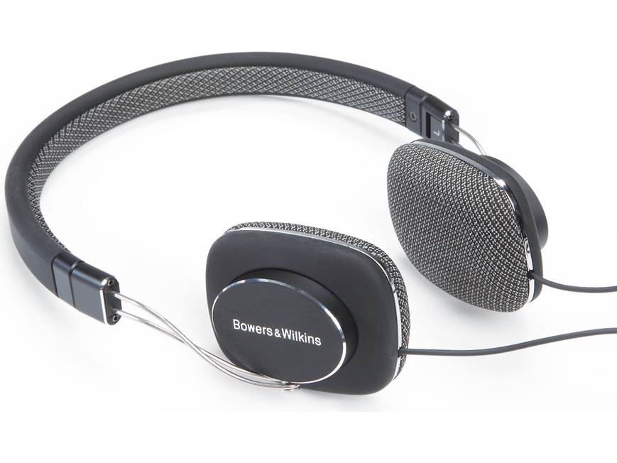Bowers & Wilkins P3 (Black) Portable, folding on-ear headphones