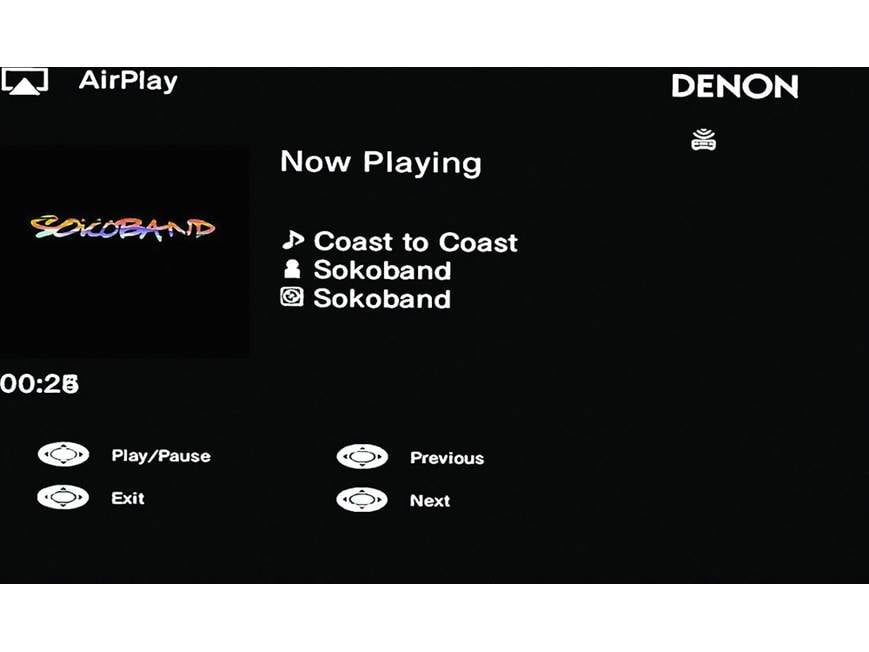 Denon AVR-2313CI 7.2-channel home theater receiver with Apple