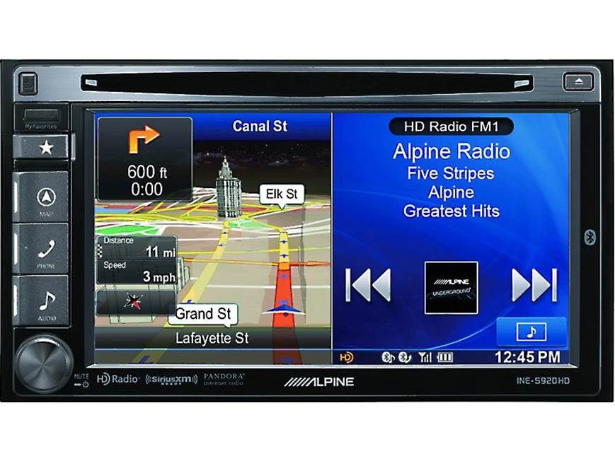 Alpine INE-S920HD Navigation receiver at Crutchfield
