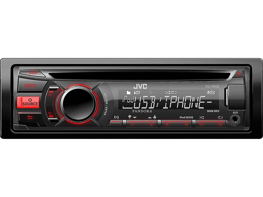 JVC KD-R540 CD receiver at Crutchfield