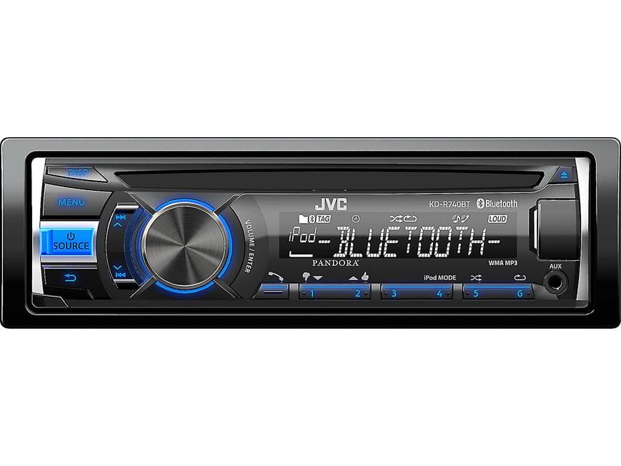 JVC KD-R740BT CD receiver at Crutchfield