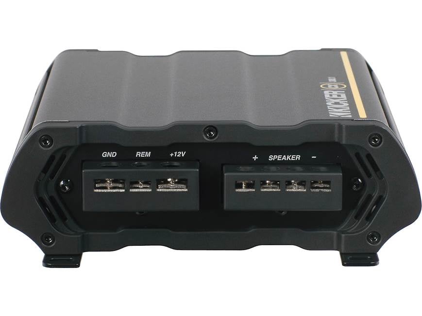 Kicker 12CX300.1 Mono subwoofer amplifier — 300 watts RMS x 1 at 2