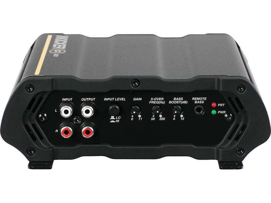 Kicker 12CX300.1 Mono subwoofer amplifier — 300 watts RMS x 1 at 2