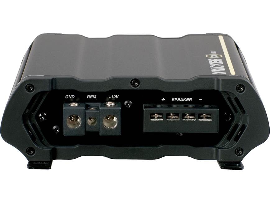 Kicker 12CX600.1 Mono subwoofer amplifier — 600 watts RMS x 1 at 2