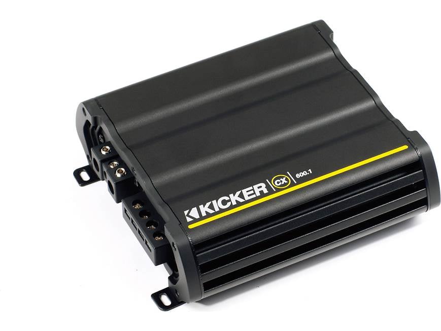 Kicker 12CX600.1 Mono subwoofer amplifier — 600 watts RMS x 1 at 2