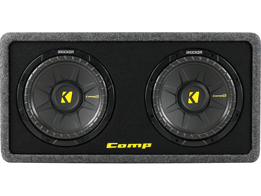 Kicker 40DCWS102 Ported enclosure with dual 10