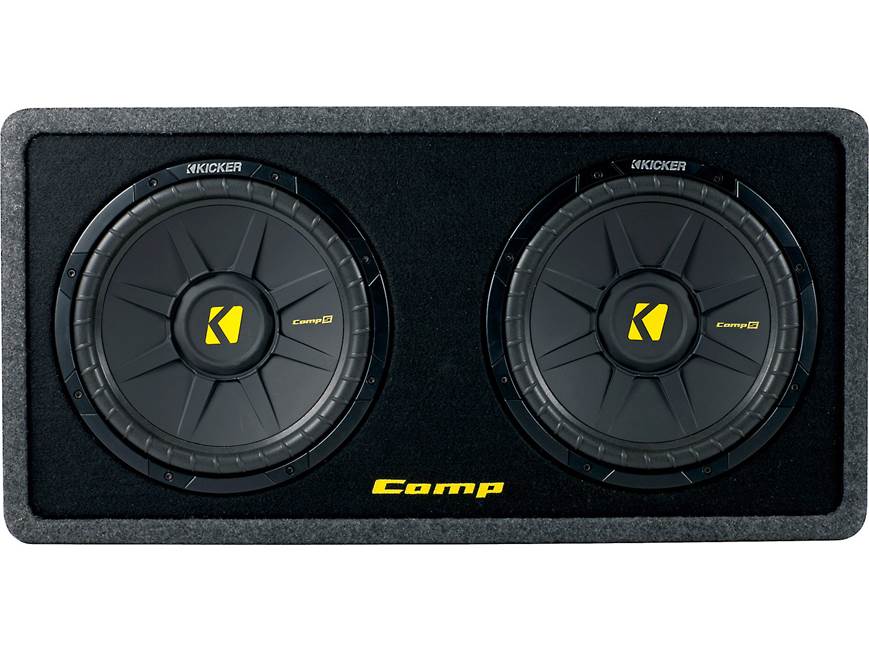 Kicker 40DCWS122 Ported enclosure with dual 12