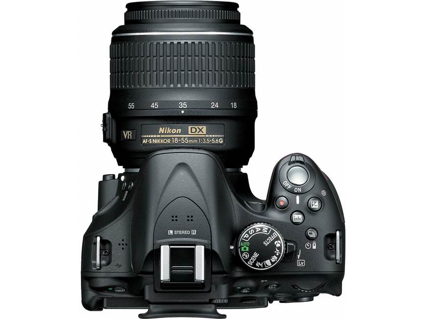 デジタル一眼 Nikon D5200 18-55VR KIT Black Nikon D5200 Kit (Black) 24.1-megapixel digital SLR camera with 18