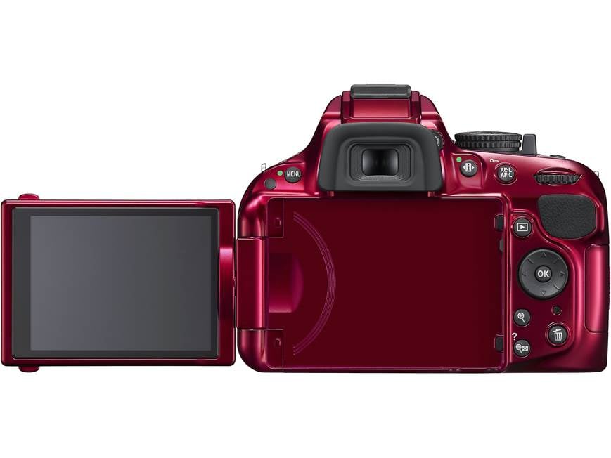 Nikon D5200 Kit (Red) 24.1-megapixel digital SLR camera with 18