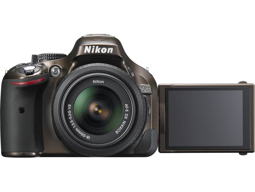 Nikon D5200 Kit (Bronze) 24.1-megapixel digital SLR camera with 18