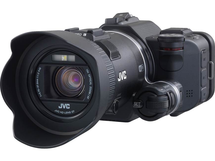 JVC GC-PX100 High-resolution, high-speed camcorder with Wi-Fi® at