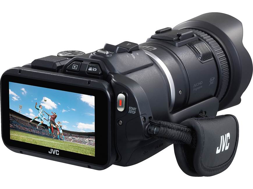 JVC GC-PX100 High-resolution, high-speed camcorder with Wi-Fi® at