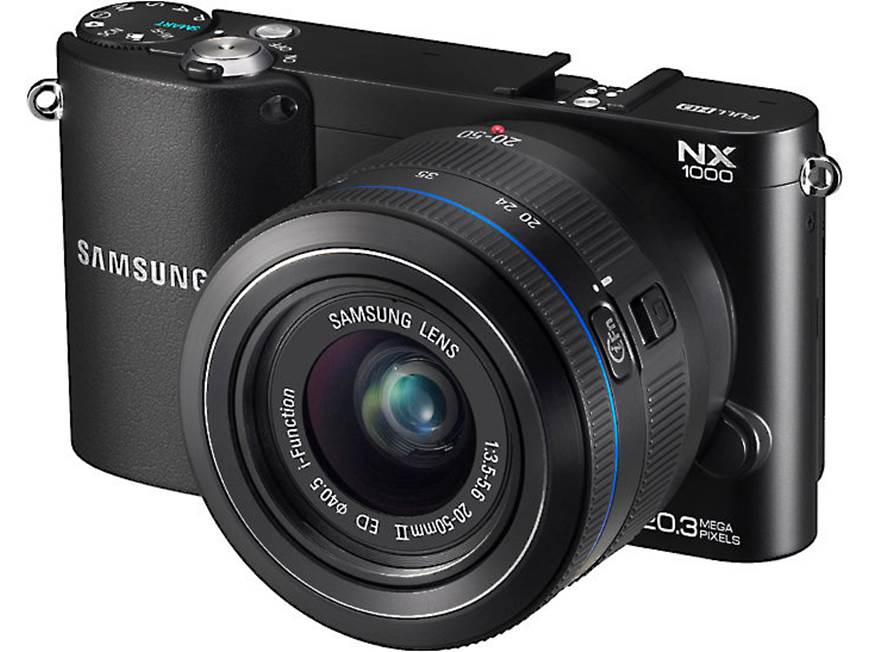 Samsung NX1000 with 2.5X Zoom Lens (Black) 20.3-megapixel hybrid