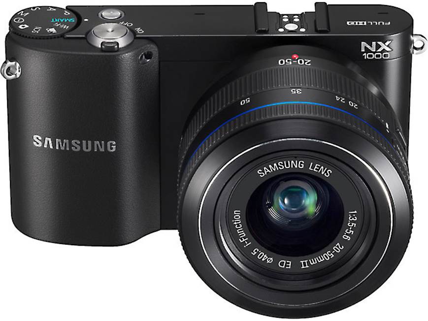 Samsung NX1000 with 2.5X Zoom Lens (Black) 20.3-megapixel hybrid