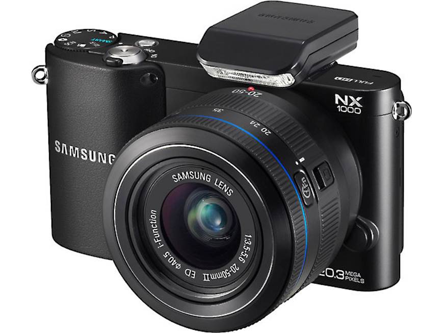 Samsung NX1000 with 2.5X Zoom Lens (Black) 20.3-megapixel hybrid